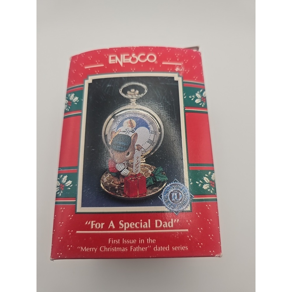1991 Enesco‎ "For A Special Dad" Ornament In The Merry Christmas Father Series